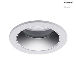 LED Einbaudownlight ALTERO-R, 33, 11,8W, 1800K-3000K, 620lm, IP44, DTW, rund, wei, chrom