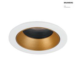 LED Einbaudownlight ALTERO-R, 33, 11,8W, 1800K-3000K, 620lm, IP44, DTW, rund, wei, gold