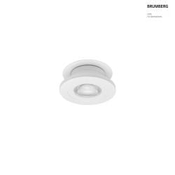 Lumire encastre NAVARINO rond, pivotant, rotatif IP20, blanc mat gradable 6W 510lm 3000K 24 24 CRI >80