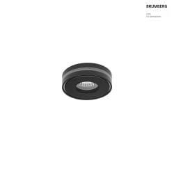 downlight NARES rigid, built-in version, direct / indirect IP20, black matt dimmable