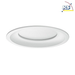 Recessed LED downlight BOWL, IP20, round,  23cm, 700mA, 30W 3000K 2510lm 100, white / diffuse