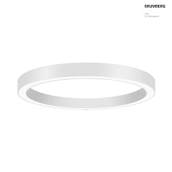 Applique et plafonnier BIRO CIRCLE rond, commutable LED IP20, blanche 