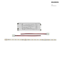 LED QualityFlex BB Flexband Set, IP00, 4.8W/m 3000K 120, 500cm + 25W LED Treiber + 2 Kabel