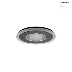 recessed luminaire ZONDRA LED rigid, direct IP20, black dimmable 13W 950lm 3000K 20-40 20-40 CRI >80