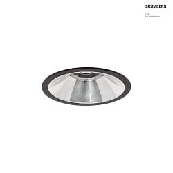 LED Einbaudownlight APOLLO MIDI, 55, 14,5W, 1869lm, IP20, 230V, CRI > 90, rund, 3000K, schwarz