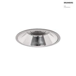 LED Einbaudownlight APOLLO MAXI, 55, 20,5W, 2632lm, IP20, 230V, CRI > 90, rund, 3000K, silber