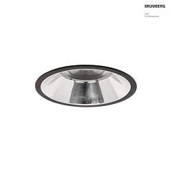 LED Einbaudownlight APOLLO MAXI, 55, 20,5W, 2632lm, IP20, 230V, CRI > 90, rund, 3000K, schwarz