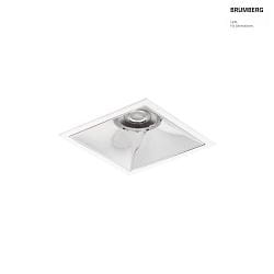 ceiling recessed luminaire APOLLO MIDI square, direct IP20, white dimmable