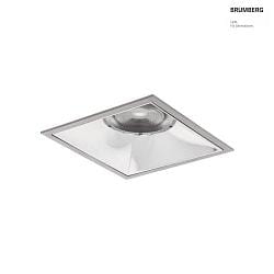 LED Einbaudownlight APOLLO MAXI, 55, 20,5W, 2632lm, IP20, 230V, CRI > 90, quadratisch, 3000K, silber