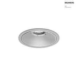 Plafonnier encastr DIOS MIDI rond, direct IP20, argent gradable