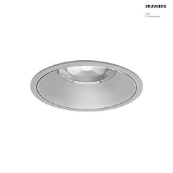 ceiling recessed luminaire DIOS MAXI round, direct IP20, silver dimmable