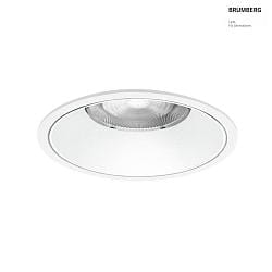 ceiling recessed luminaire DIOS MEGA round, direct IP20, white dimmable