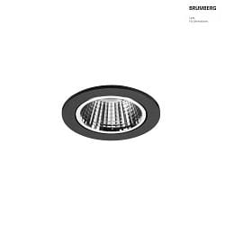 LED Einbaudownlight APOLLO MICRO, 55, 6,4W, 774lm, IP20, 230V, CRI > 90, rund, 3000K, schwarz