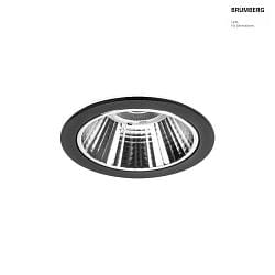 ceiling recessed luminaire APOLLO MINI round, direct IP20, black, transparent dimmable