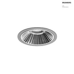 LED Einbaudownlight APOLLO MIDI, 55, 14W, 1721lm, IP20, 230V, CRI > 90, rund, 3000K, silber