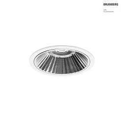 Apparecchio da incasso a soffitto APOLLO MIDI rotondo, diretto IP20, trasparente, bianco dimmerabile