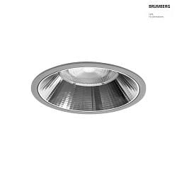 LED Einbaudownlight APOLLO MAXI, 55, 20,2W, 2421lm, IP20, 230V, CRI > 90, rund, 3000K, silber