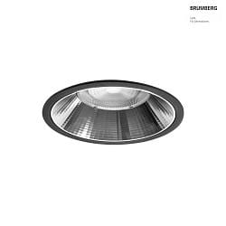 LED Einbaudownlight APOLLO MAXI, 55, 20,2W, 2421lm, IP20, 230V, CRI > 90, rund, 3000K, schwarz