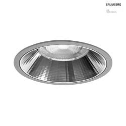 LED Einbaudownlight APOLLO MEGA, 55, 24W, 3008lm, IP20, 230V, CRI > 90, rund, 3000K, silber