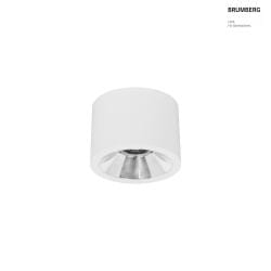 downlight APOLLO MIDI smooth, round, DALI controllable IP20, powder coated, white dimmable