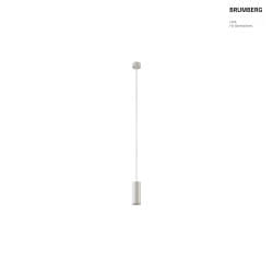 Luci a sospesione TOMEK 150MM 1-Lampadina, cilindrico, rigido GU10 IP20, bianco opaco dimmerabile