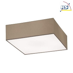 Luminaire de plafond SOFT CUBE E27 IP20, brun clair gradable