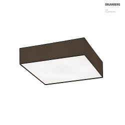 Plafoniera SOFT CUBE 580 piazza E27 IP20, Marrone scuro dimmerabile