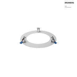 Reduzierring zu Einbaudownlight APOLLO MICRO,  15 cm, Strke 0,15 cm, mit 3 Befestigungsfedernr, silber