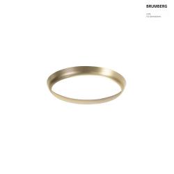 Deko-Ring fr Outdoor LED Decken-/Wandleuchte MAKIRA -  25cm, Recycling-PC, gold, strukturiert