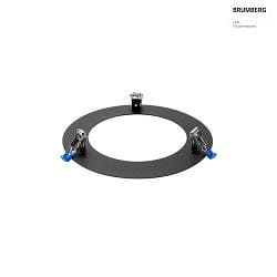 Reduzierring zu Einbaudownlight APOLLO MIDI, 23x23 cm, Strke 0,15 cm, mit 3 Befestigungsfedern, schwarz