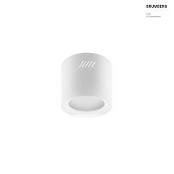 surface mounted housing MUNA MINI cylindrical, white matt