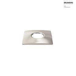 Wechselabdeckung zu Einbaudownlight CHOOOSE 39255, eckig, nickel matt