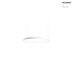 Luminaire  suspension ANDROS IN  80CM contrlable par Bluetooth IP20, couvert de poudre, blanc mat gradable