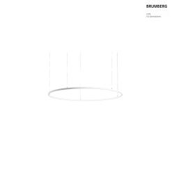 pendant luminaire ANDROS IN  180CM Bluetooth controllable IP20, powder coated, white matt dimmable