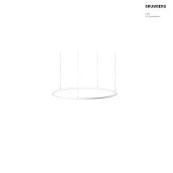 Luci a sospesione ANDROS OUT  120CM controllabile via Matter IP20, verniciato a polvere, bianco opaco dimmerabile