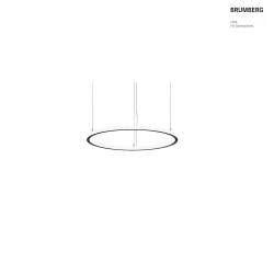 pendant luminaire ANDROS IN/OUT  800CM Bluetooth controllable IP20, powder coated, black matt dimmable