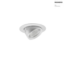 LED Einbaurichtstrahler ARTEMIS MICRO, 20, 15W, 3000K, 1806lm, IP20, 230V AC, 50 Hz, CRI > 90, rund, wei