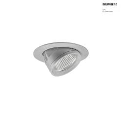 LED Einbaurichtstrahler ARTEMIS MINI, 20, 27W, 3000K, 3719lm, IP20, 230V AC, 50 Hz, CRI > 90, rund, silber