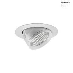 Apparecchio da incasso a soffitto ARTEMIS MAXI rotondo, diretto IP20, bianco dimmerabile