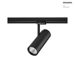 Projecteur triphas MAXI rond, pivotant IP20, noir 