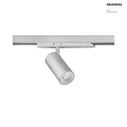 LED 3-Phasen Strahler TRAXX MINI, 20, 14,5W, 1745lm, IP20, 230V AC, 50 Hz, CRI > 90, rund, drehbar, 3000K, silber