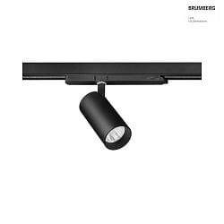 LED 3-Phasen Strahler TRAXX MINI, 20, 14,5W, 1757lm, IP20, 230V AC, 50 Hz, CRI > 90, rund, drehbar, 3500K, schwarz