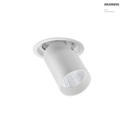 LED Einbaustrahler TRAXX MICRO 230V AC, 50 Hz, rund, CRI > 90, 6,8W, 30, 4000K, 922lm, wei