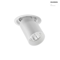 LED Einbaustrahler TRAXX MINI 230V AC, 50 Hz, CRI > 90, 12,5 W, 20, 4000K, 1612lm, rund, wei