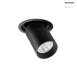 spot TRAXX MINI round, swivelling, rotatable, switchable LED IP20, black 