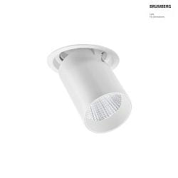 ceiling recessed luminaire TRAXX MAXI swivelling, rotatable, direct IP20, white dimmable