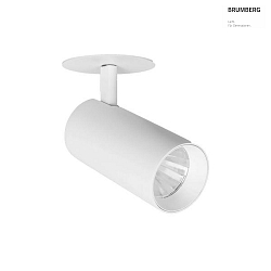 Spot TRAXX MIDI rotondo, girevole, ruotabile, commutabile LED IP20, Bianco 