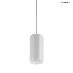 pendant luminaire TRAXX MINI round, switchable LED IP20, white 