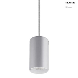 Luminaire  suspension TRAXX MAXI rond, commutable LED IP20, argent 