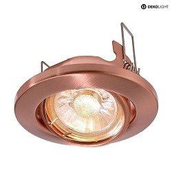 spot GU10 IP20, copper dimmable